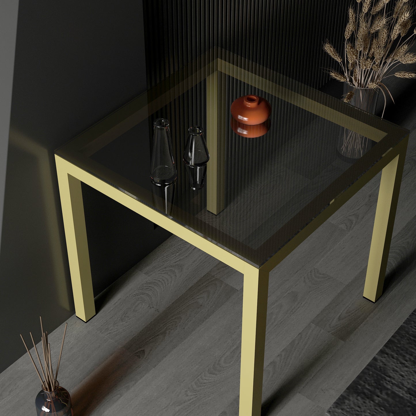 Camlan Yemek Masası & Toplantı Masası